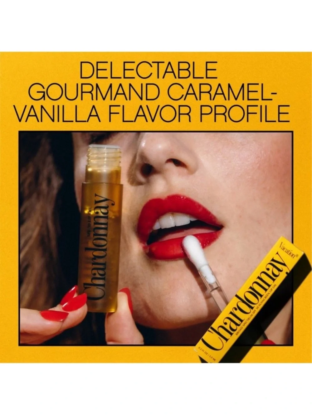 Vacation Chardonnay Lip Oil Bundle Set of 2 SPF 30 Sunscreen Gloss NEW NIB NWT